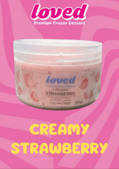 Loved Organik Çilekli Vegan Dondurma 270 g  (SADECE BEŞİKTAŞ, ŞİŞLİ, BEYOĞLU İLÇELERİNE)