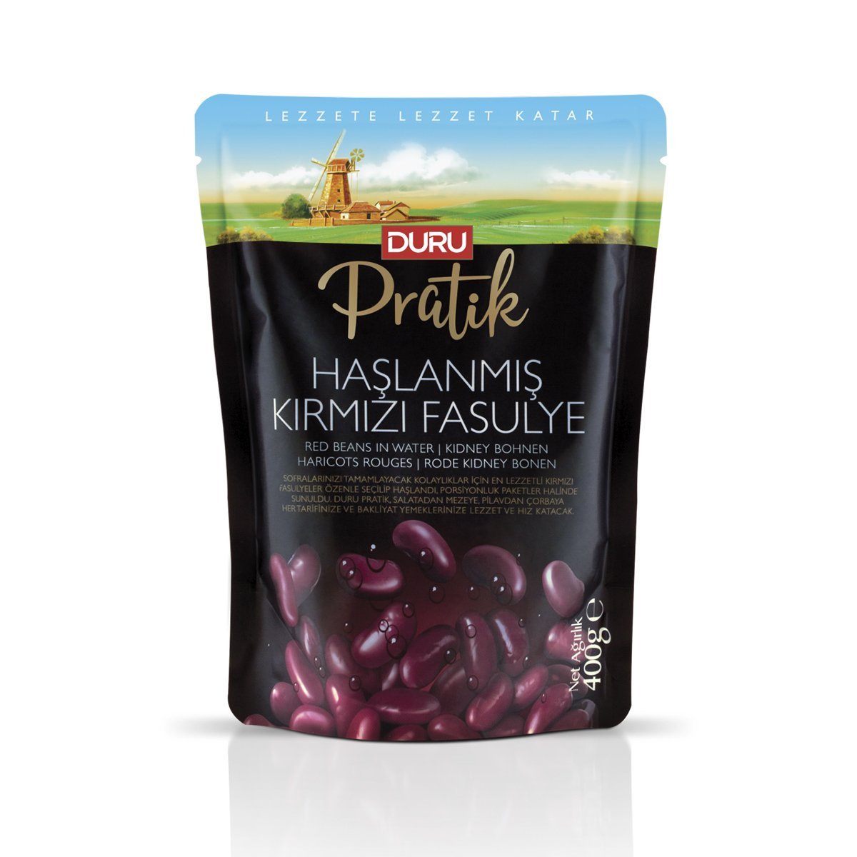 Duru Pratik Haşlanmış Kırmızı Fasulye 400 g