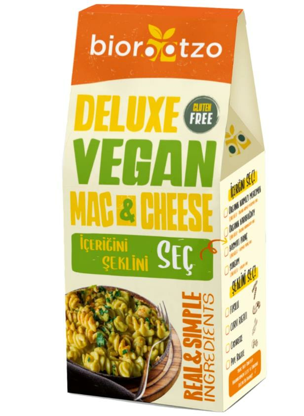 Biorootzo Deluxe Vegan Mac & Cheese Glutensiz 145 g