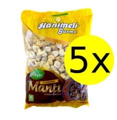 Hanımeli Gurme Fırınlanmış Vegan Mantı 450 g x 5 Adet