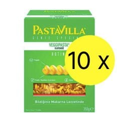 Pastavilla Glutensiz Veggipasta (Bezelye) Makarna 350 g X 10 Adet