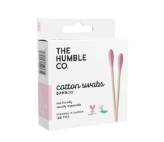 The Humble Co Bambu Kulak Temizleme Pamuğu 100 Adet Lila