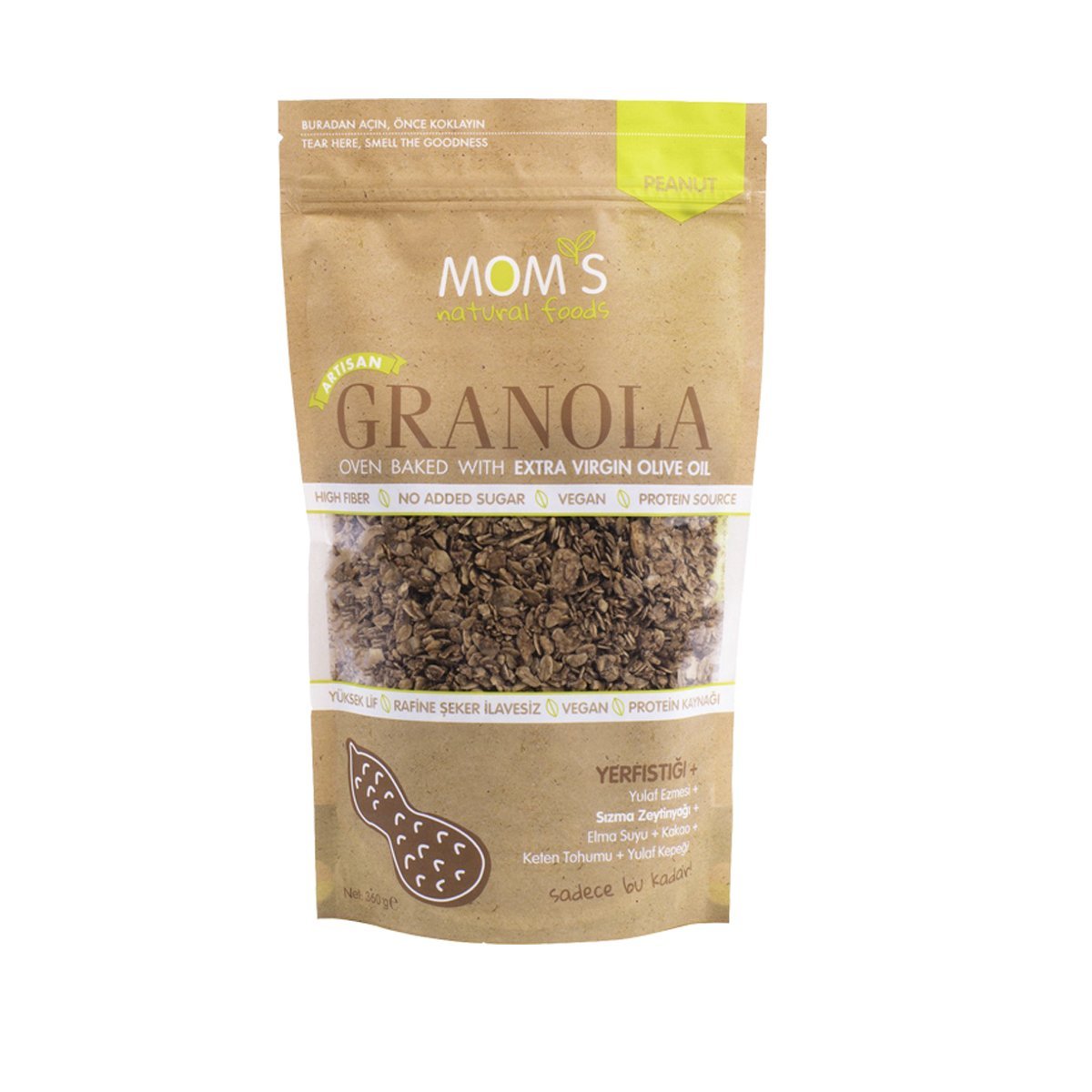 Mom's Granola Yer Fıstıklı 360 g
