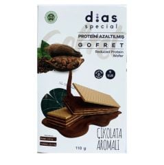 Dias Special Çikolatalı Glutensiz Vegan Gofret 110 g - Proteini Azaltılmış