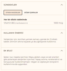 Solgar Methylcobalamin (Vit B12) 1000 mcg 30 Tablet