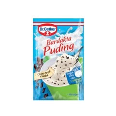 Dr. Oetker Bardakta Puding Çikolata Parçalı & Vanilinli 34 g