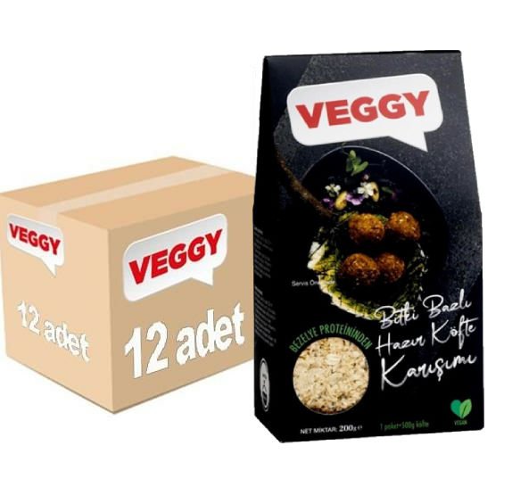 Veggy Vegan Köfte Karışımı 200 g x 8 Adet