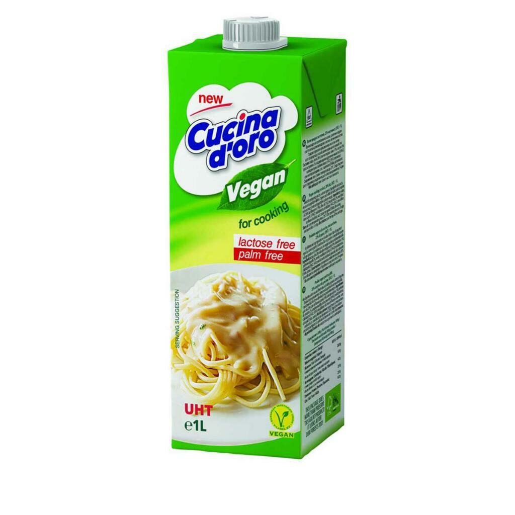 Cucina D'oro Vegan Yemeklik Krema  1 lt