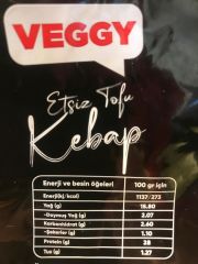 Veggy Etsiz Tofu Kebap 200gr