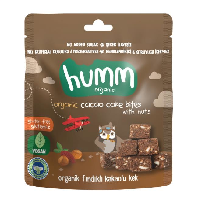 Humm Organik Fındıklı Kakaolu Kek 30 g