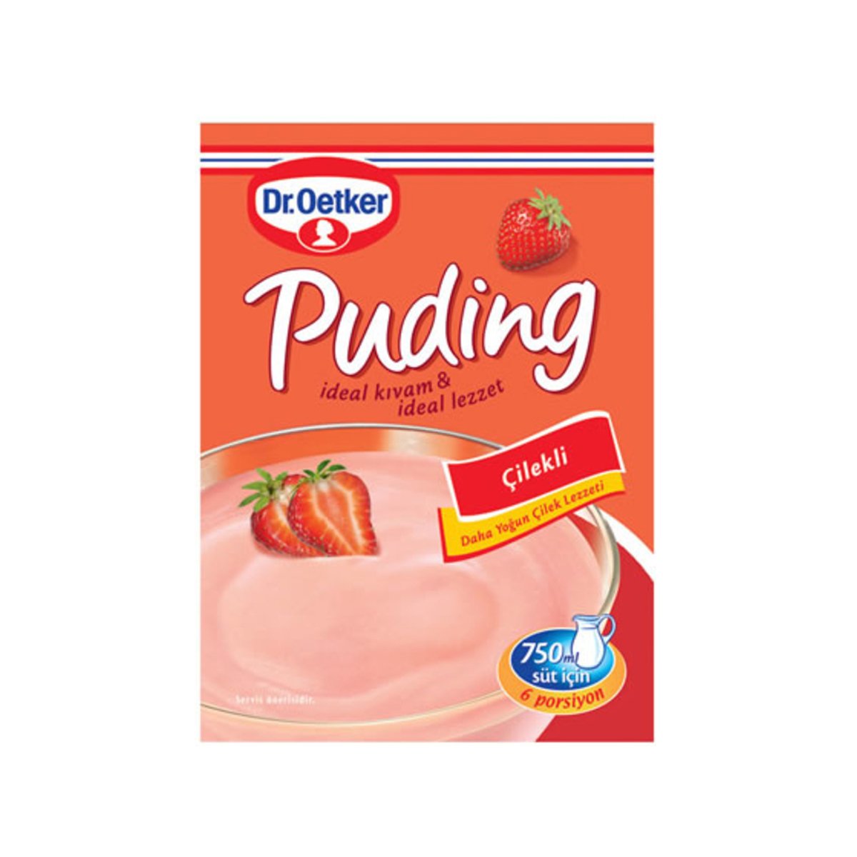 Dr. Oetker Puding Çilekli 125 g
