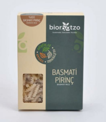 Biorootzo Bronz Kalıp Glutensiz Fusulli Basmati Pirinç Makarna 200 g