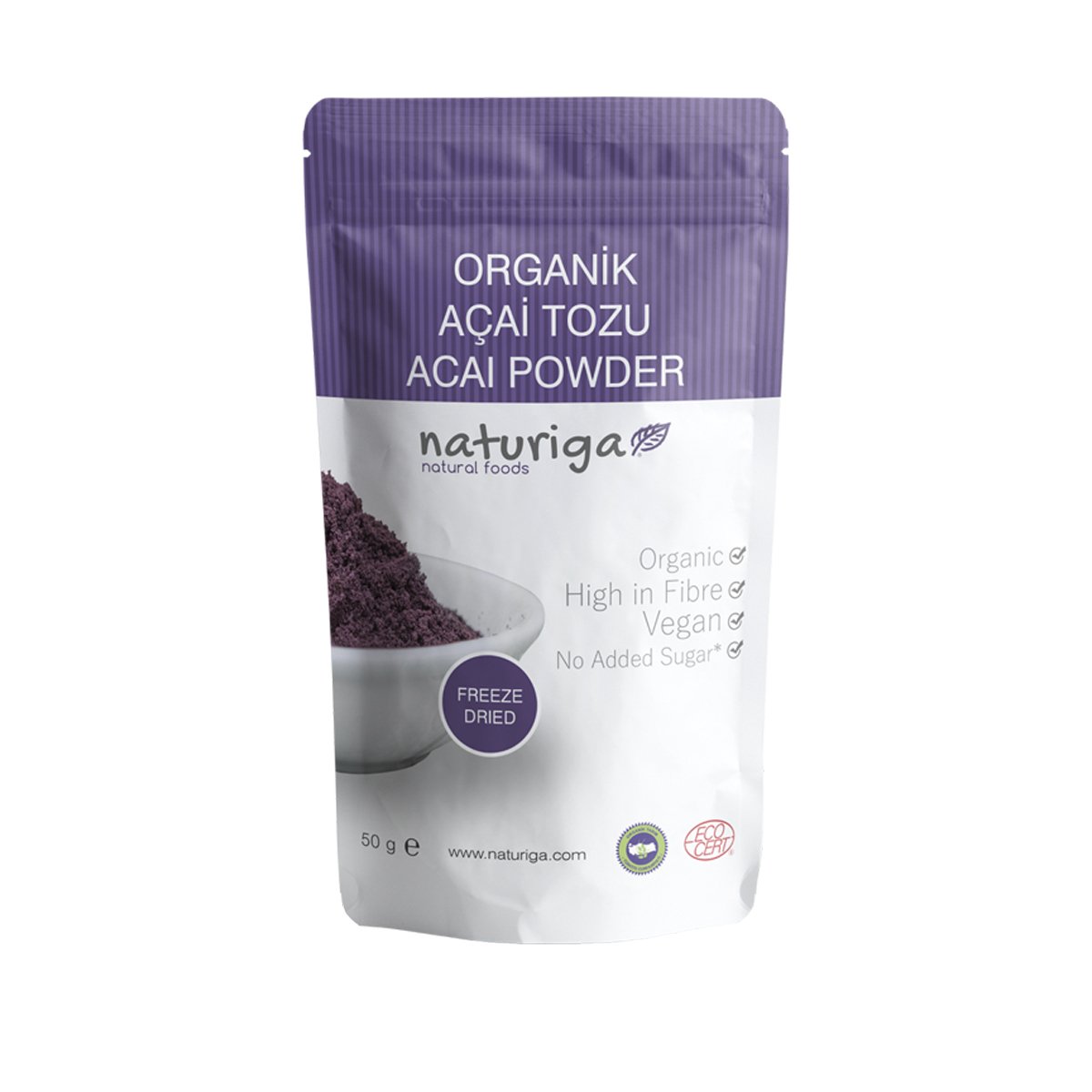 Naturiga Organik Acai Tozu 50 g