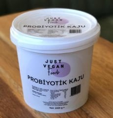 Just Vegan Foods Probiyotik Kaju Vegan Yoğurt 1000 g  + Jel Buz Aküsü