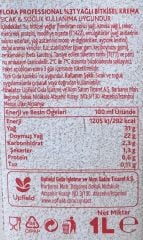 Flora %31 Yağlı Vegan Krema 1 Lt