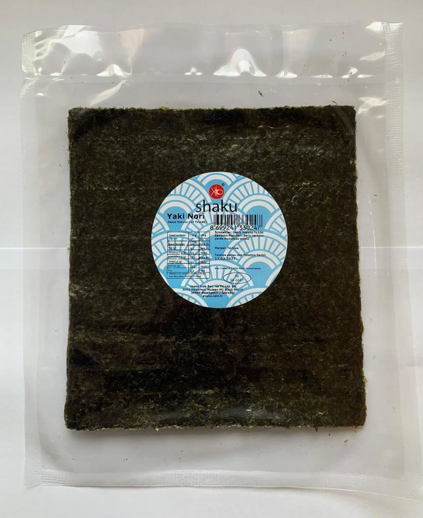 Shaku Yaki Nori Deniz Yosunu 10 Yaprak