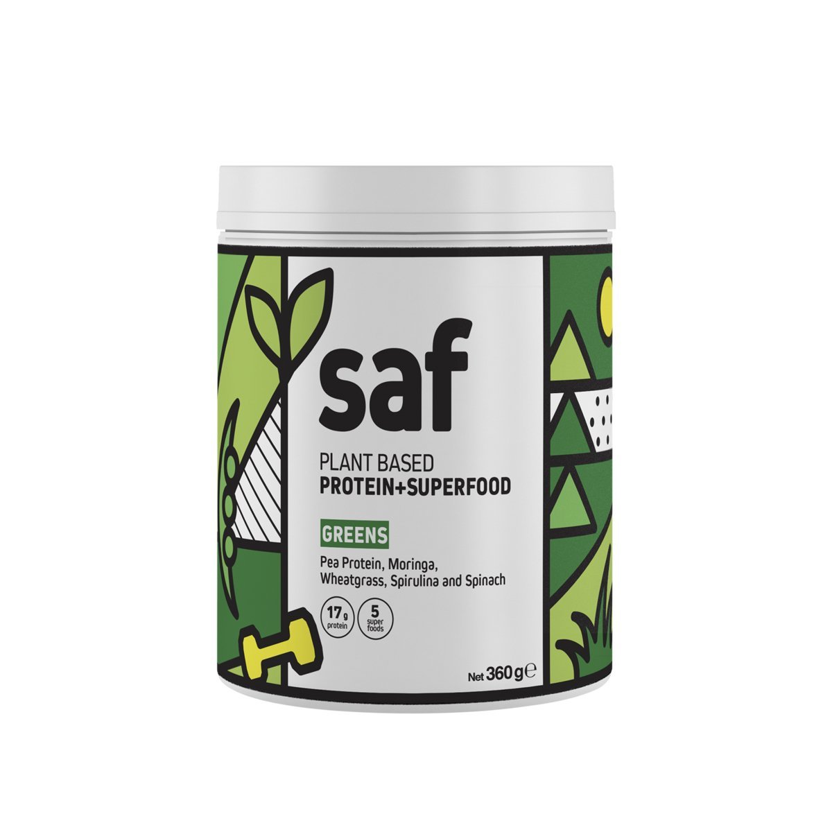 Saf Protein Superfood Mix Greens 360 g