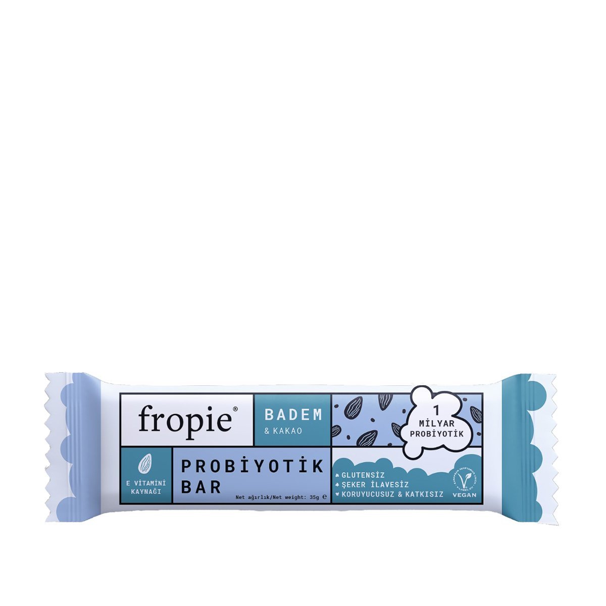 Fropie Badem & Kakao Probiyotik Bar 35 g