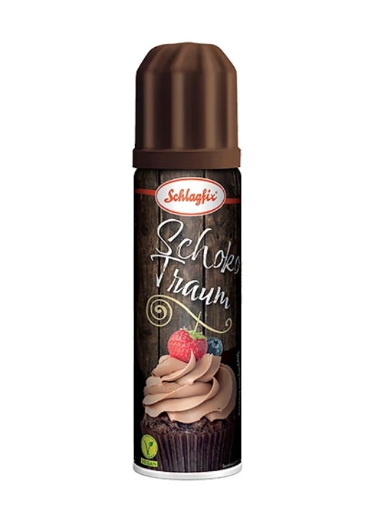 Schlagfix Çikolatalı Vegan Krem Şanti Sprey 200 ml