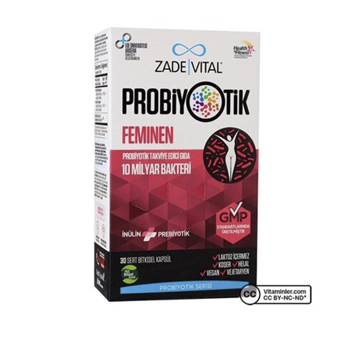 Zade Vital Probiyotik Feminen 30 Kapsül