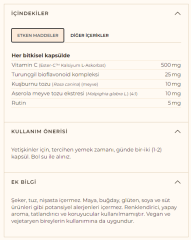 Solgar Ester-C Plus 500 mg 50 Kapsül