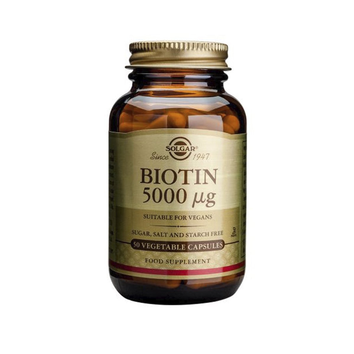Solgar Biotin 5000 mcg 50 Kapsül