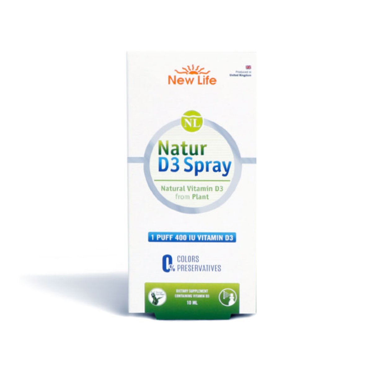 New Life Natur D3 Spray 10 ml 1 Puff 400 IU