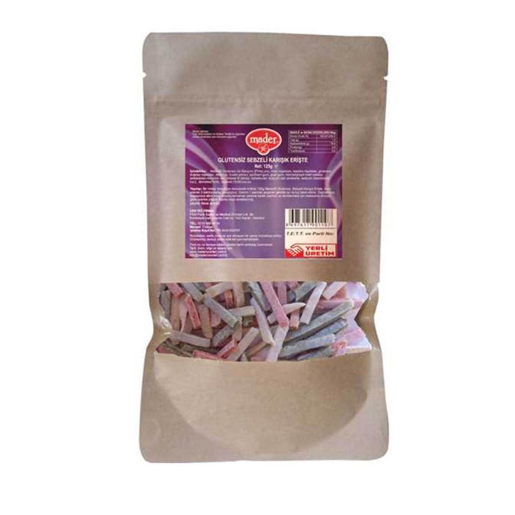Mader Glutensiz Sebzeli Erişte 125 g