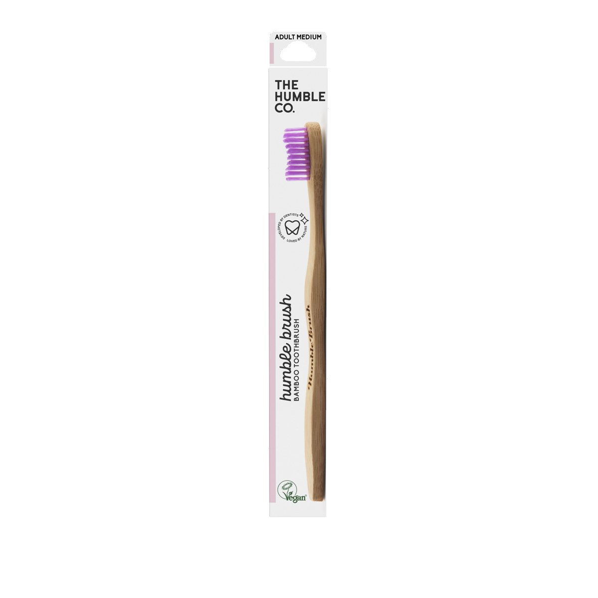The Humble Co. Humble Brush Orta Sert Yetişkin Diş Fırçası Lila