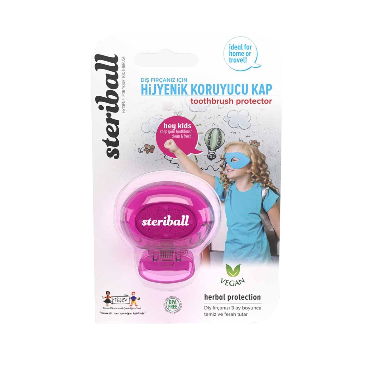 Steriball Diş Fırçası Koruma Kabı Çocuk