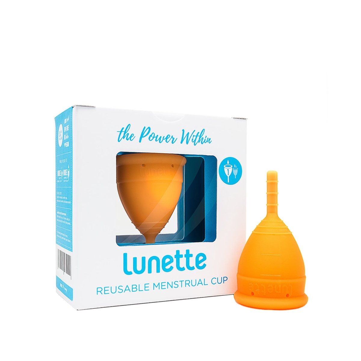 Lunette Menstrual Kab Turuncu Model 1