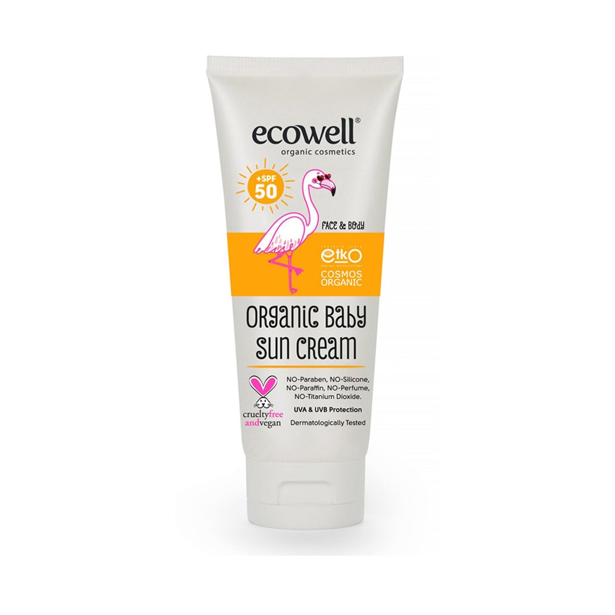 Ecowell Organik Bebek Güneş Kremi 50 SPF 110 g