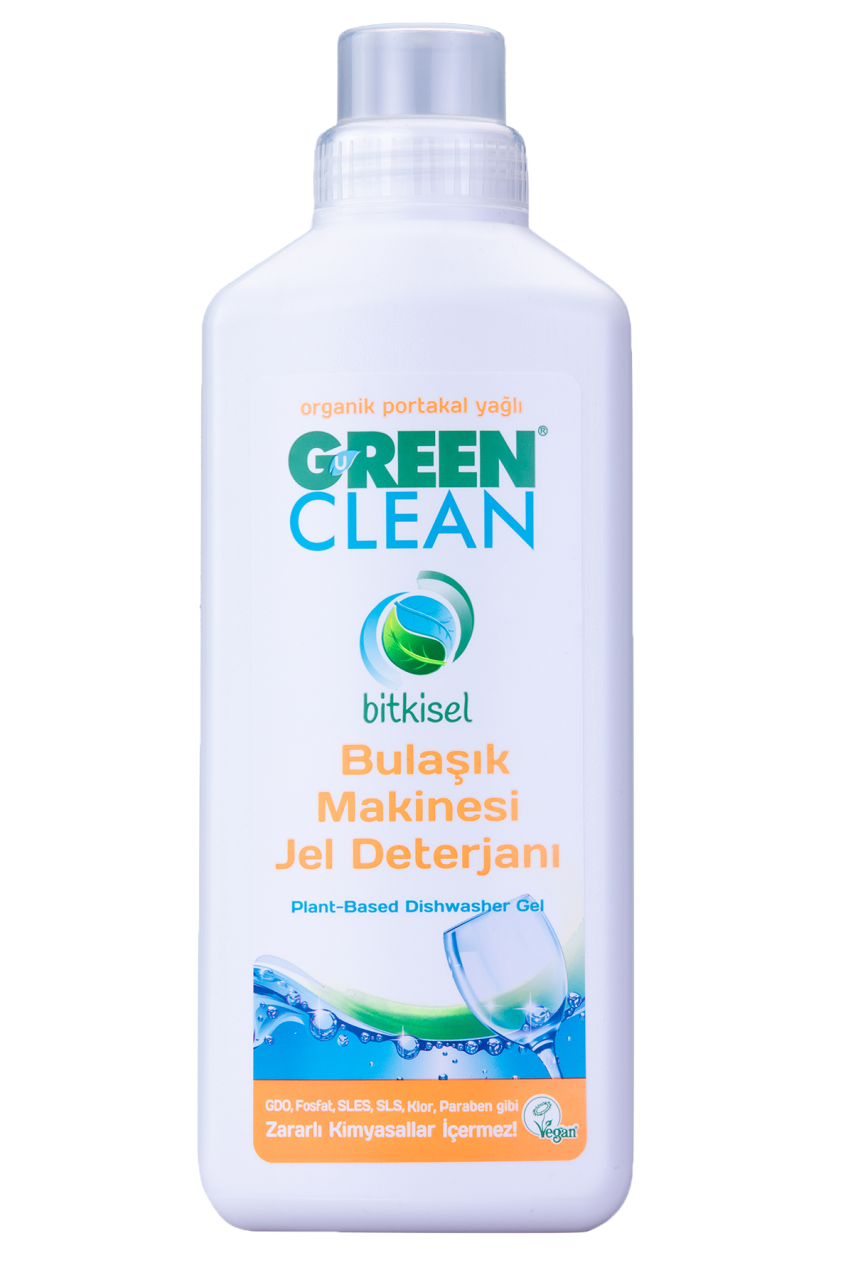U Green Clean Bulaşık Makinesi Jel Deterjanı Portakal Yağlı 1 lt