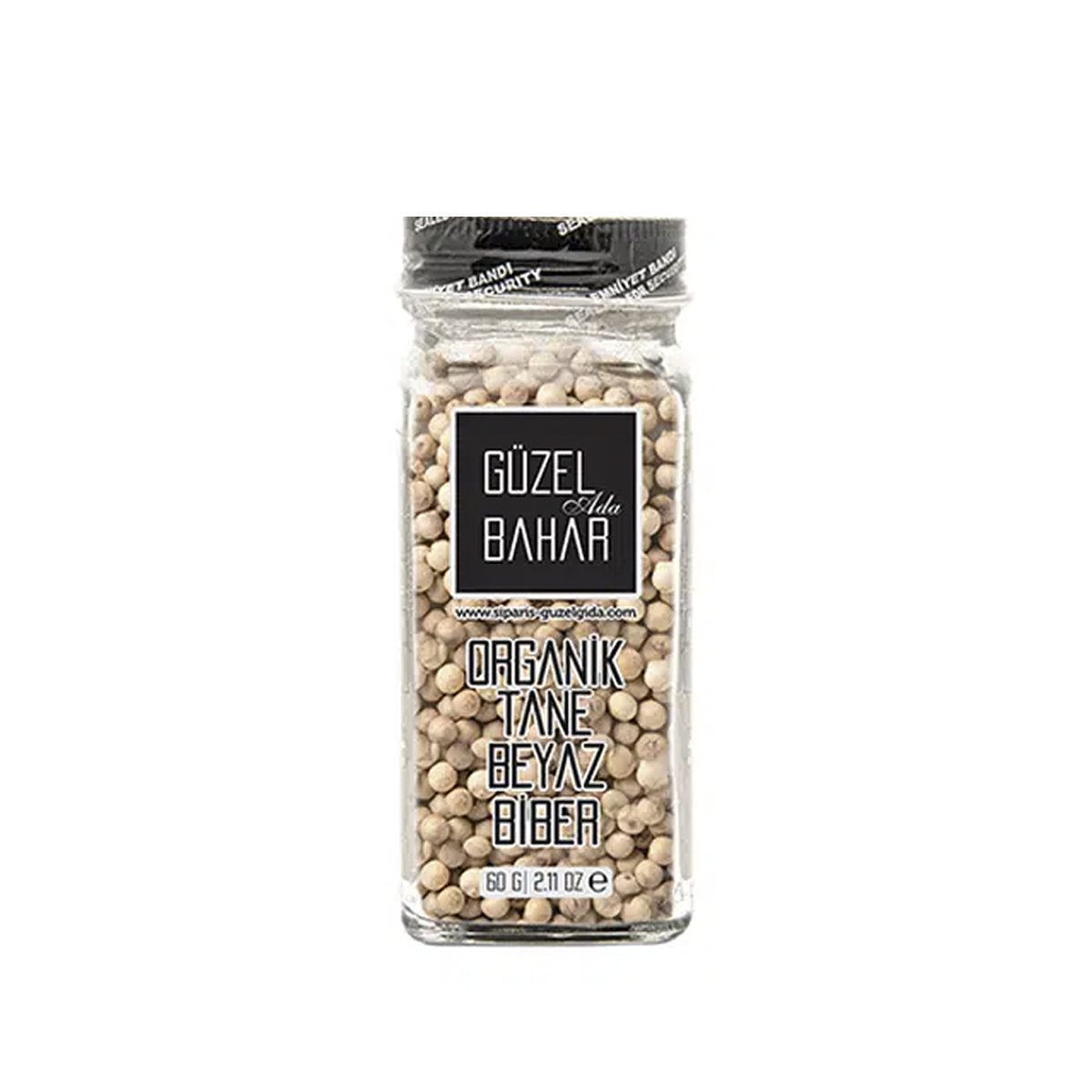Güzel Gıda Organik Tane Beyaz Biber 60 g
