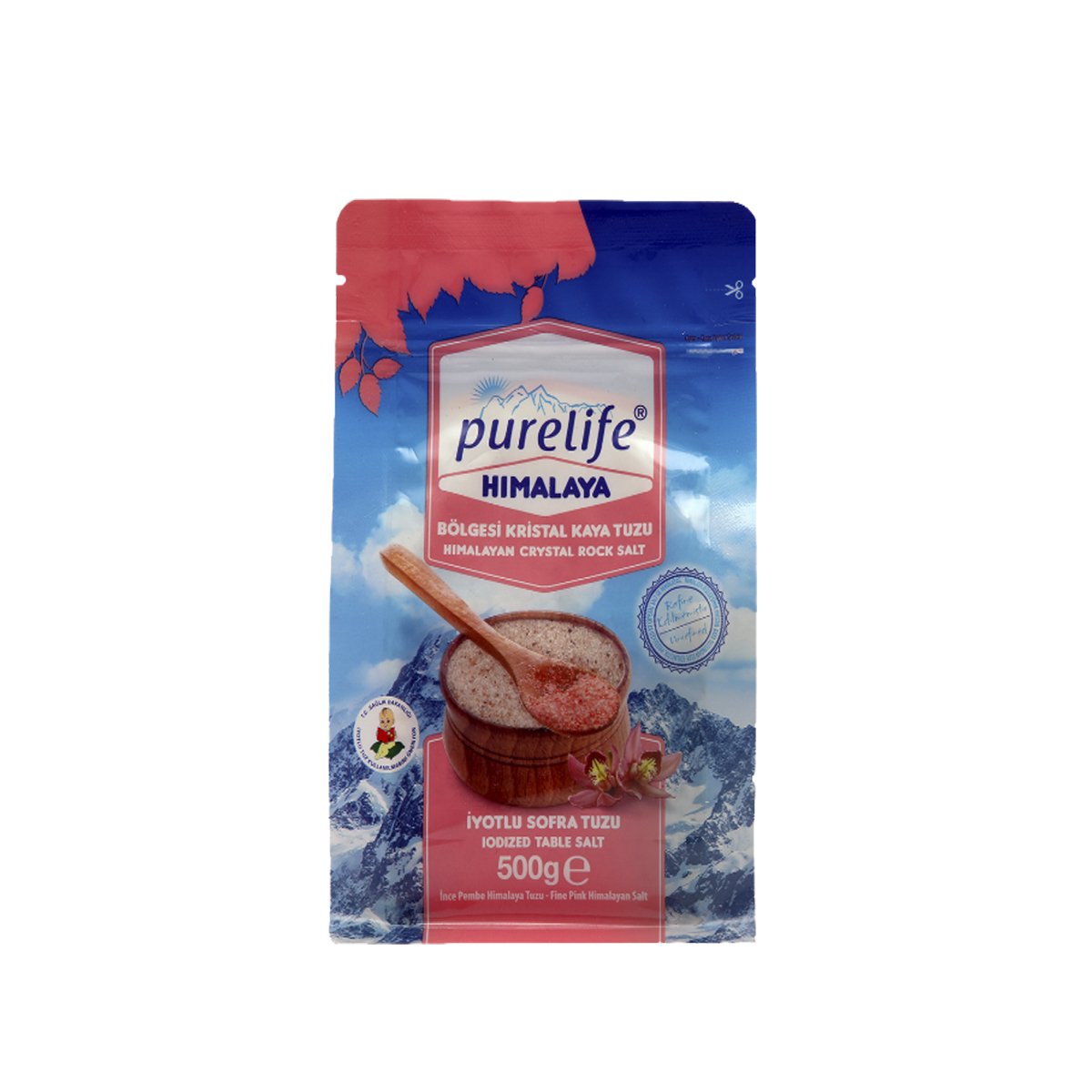 Purelife Himalaya Pembe Tuz İyotlu İnce 500 g