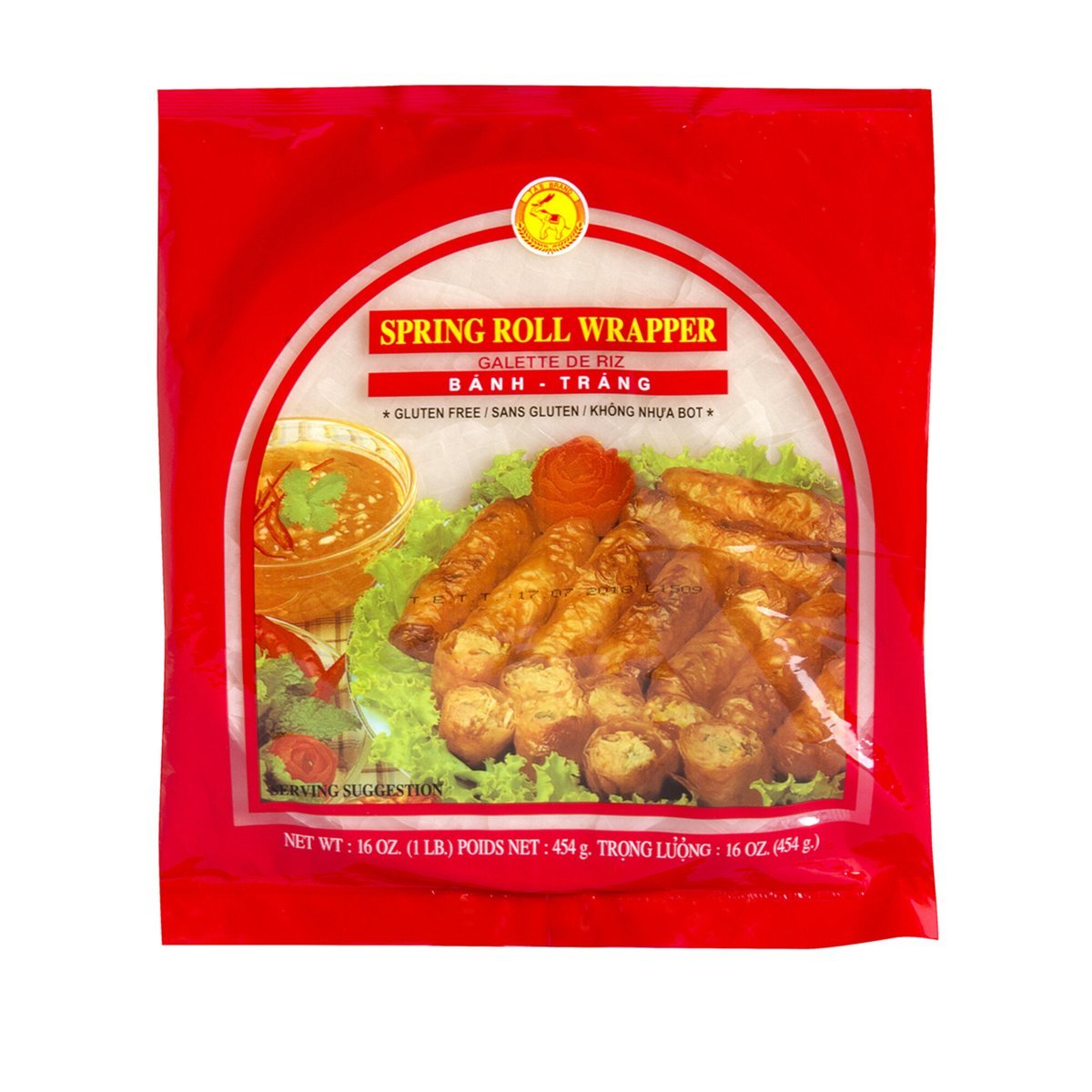 Spring Roll Tas Rice Paper (Pirinç Yufkası) 454 g
