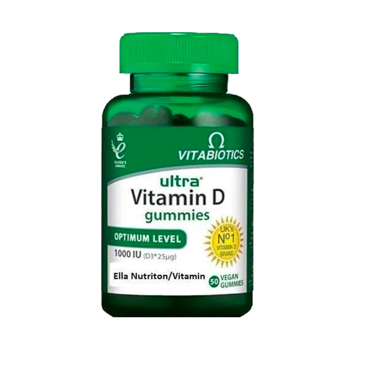 Vitabiotics Ultra Vitamin D 1000 IU (D3 25 mcg) 50 Çiğnenebilir Tablet