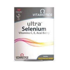 Vitabiotics Ultra Selenium, Açai, C ve E Vitaminli 30 Tablet