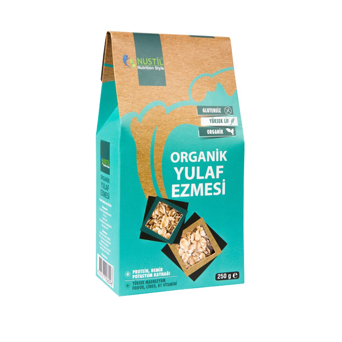 Nustil Glutensiz ve Organik Yulaf 250 g