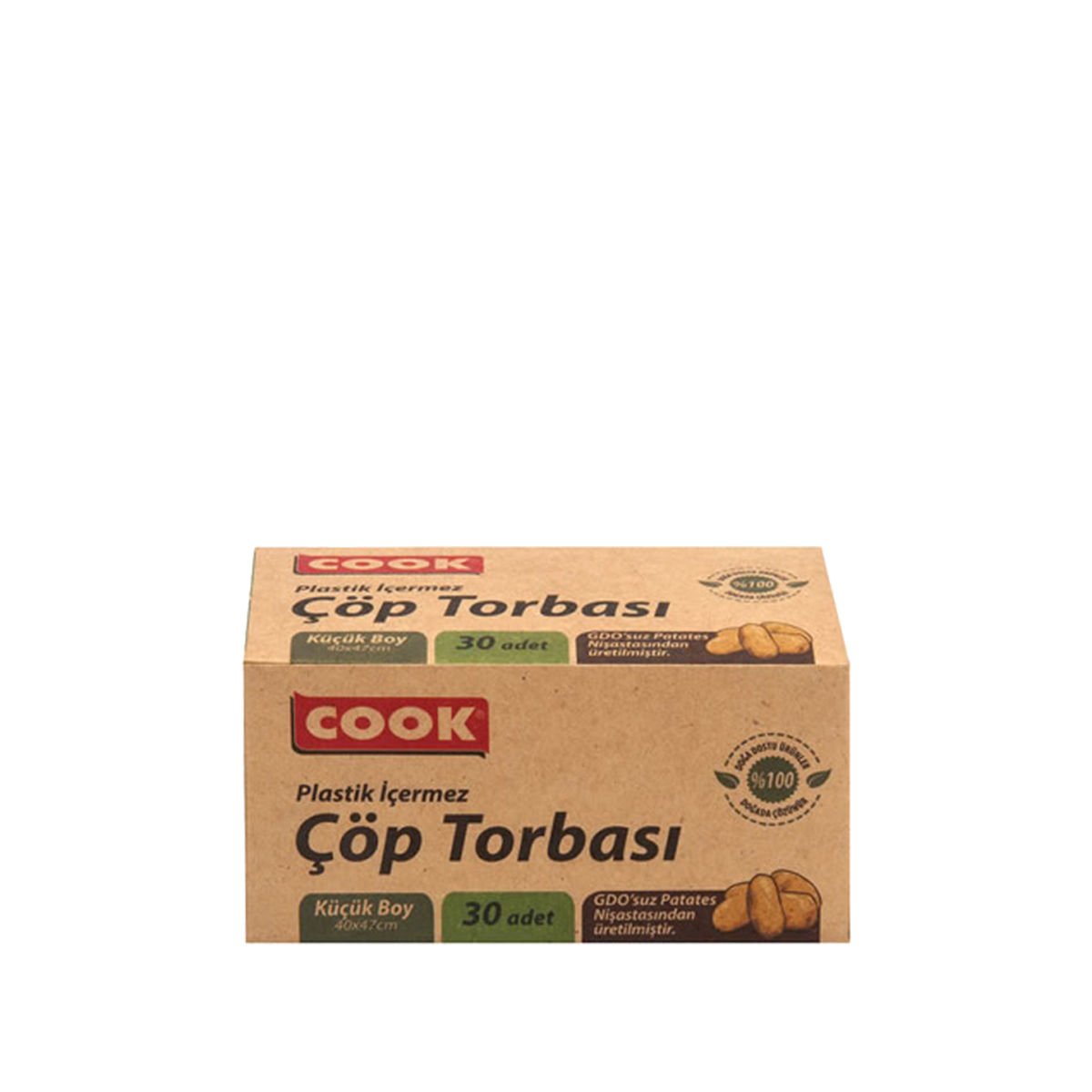 Cook Doğal Çöp Torbası Küçük Boy 30 Adet