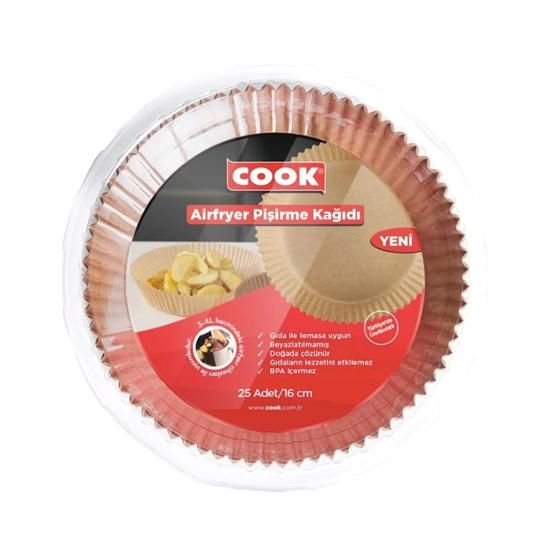 Cook Airfryer Pişirme Kağıdı 16 cm  / 25 Adet