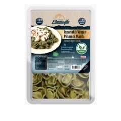 Elmasoğlu Ispanaklı Vegan Pelmeni Mantı 350 g (HIZLI TESLİMA veya SOĞUK GÖNDERİM ile)