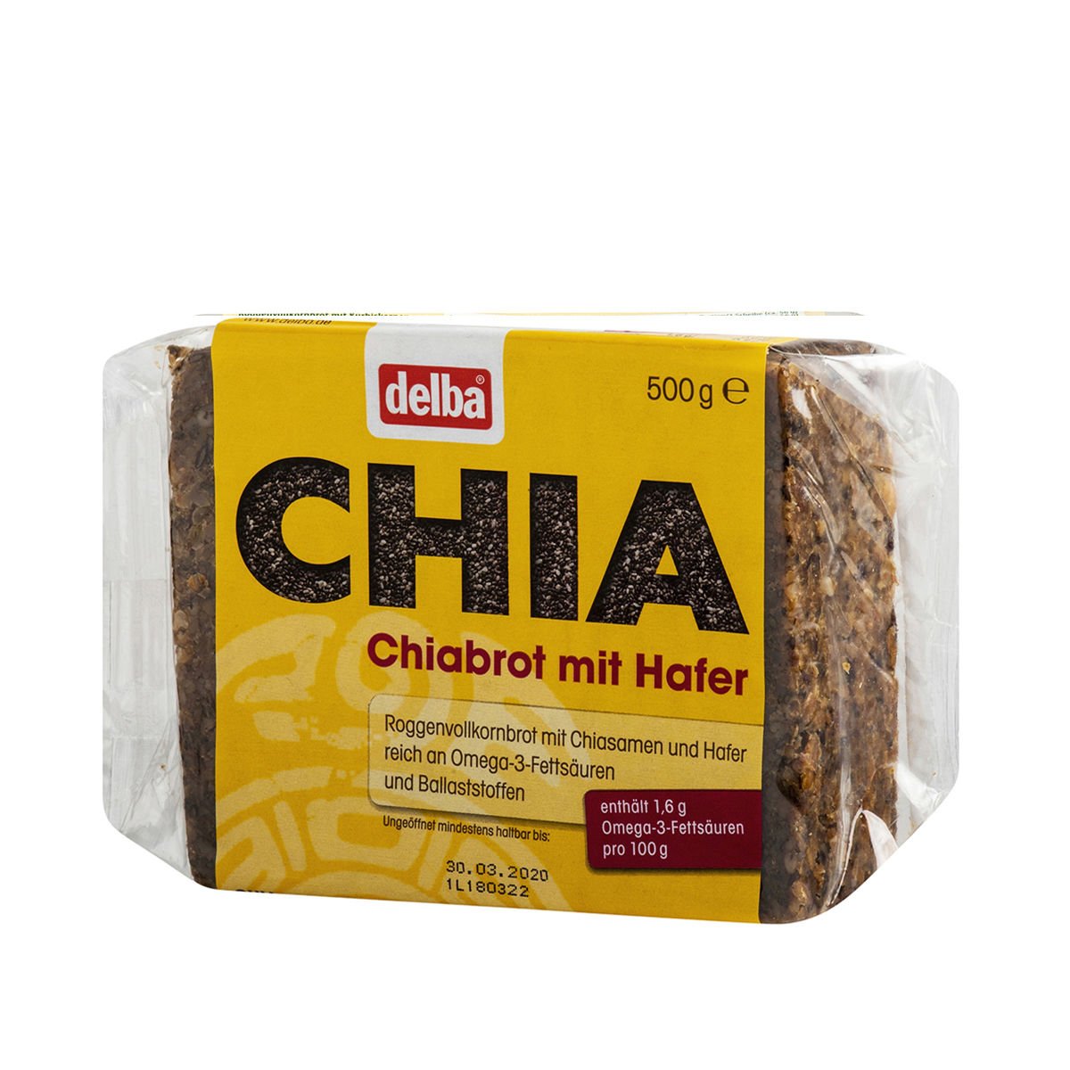 Delba Çiyalı & Yulaflı Tam Tahıllı Çavdar Ekmek 500 g