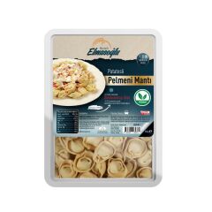 Elmasoğlu Patatesli Vegan Pelmeni Mantı 350 g (HIZLI TESLİMA veya SOĞUK GÖNDERİM** ile)