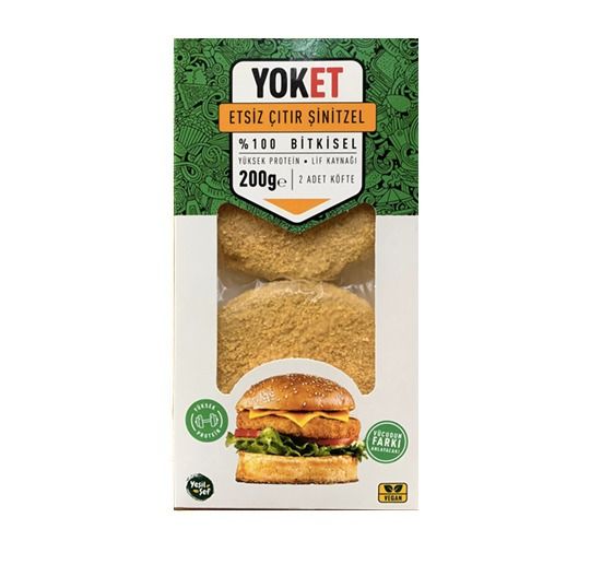 Yoket Etsiz Çıtır Şinitzel 200 g  + Jel Buz Aküsü