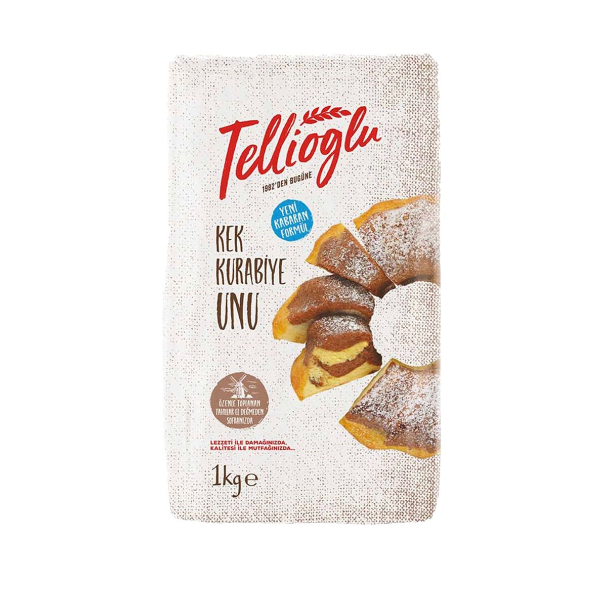 Tellioğlu Kek Kurabiye Unu 1 kg