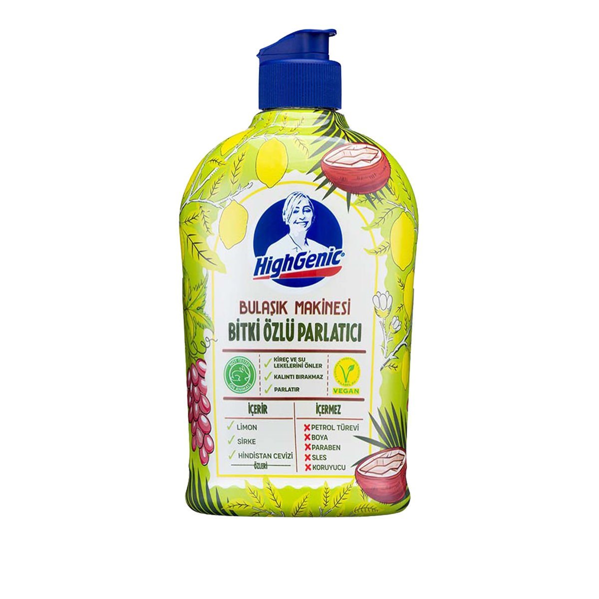 HighGenic Bulaşık Makinesi Bitki Özlü Parlatıcı 500 ml