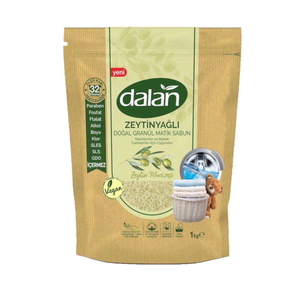 Dalan Zeytinyağlı Doğal Granül Matik Sabun 1 Kg