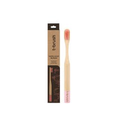 T-Brush Bambu Çocuk Diş Fırçası - Pembe