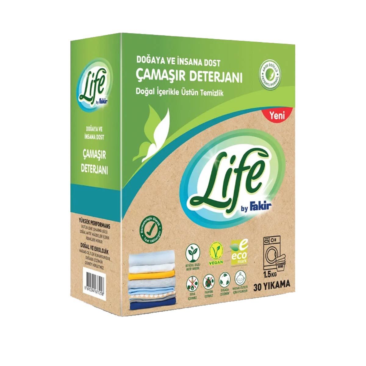 Life By Fakir Çamaşır Deterjanı 1,5 kg